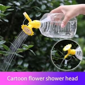 휴대용 플라스틱 물병 뚜껑 스프링클러 식물 분재 물뿌리개 스프레이 캔