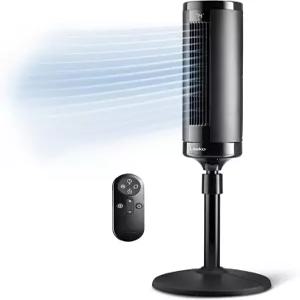 라스코 고도 조절식 타워 팬 42-54인치 받침대 31피트/s 공기 흐름 조용한 28dB 90° 진동 12시간 타이머