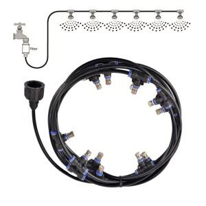 69121518m 냉각수 안개 분무기 시스템 정원 파티오 미스트 온실 용 야외 키트