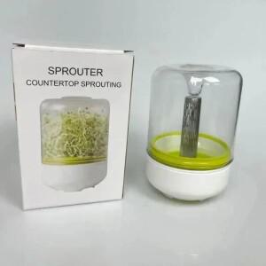 1Pcs 조리대 Sprouter 콩나물 성장 키트 재사용 가능 가정용 주방 콩 식물 발아 시스템 씨앗 작물