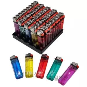 일회용 가스라이터 바로타 낱개 50개 휴대용 불붙이기 소품