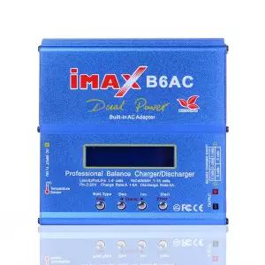 IMAX B6 AC 충전기 80W B6AC 6A RC 밸런스 충전기 디지털 LCD 화면 리튬 이온 LiFe Nimh Nicd PB Lipo 배터