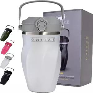 단백질 혼합을 위한 옥시레즈 셰이커 병 ？ 더블 월 스테인리스 스틸 쉐이크 스무디 칵테일용 누수 방지
