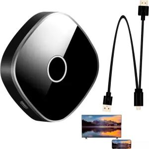 무선 디스플레이 어댑터 4K HDMI 동글 TV용 2.4/5G 화면 미러링 Android/iOS/Windows/MacOS/HarmonyOS 지원