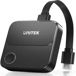 Unitek HDMI 무선 디스플레이 동글 어댑터 - 5G 화면 미러링 수신기 TV 캐스팅 장치 어댑터/Mac iOS