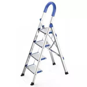 a형사다리 가정용 접이식 흰색 이동식 형사다리 철제 6단