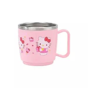 릴팡 헬로키티 아동 유아 어린이집 스텐컵 양치 여아 소 210ml 보온 냉온