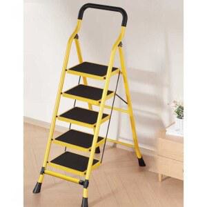 가정용 사다리 접이식 1. 발판 안전 간이 레몬색 용품 다용도 키높이 2m 디딤판 실내