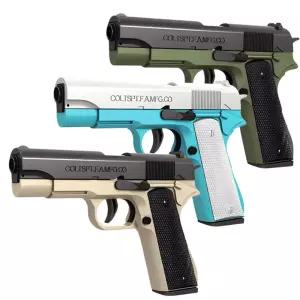 M1911 콜트 탄피 자동 너프건 장난감 총 3color pOA3+9qve