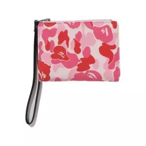 [정품] BAPE ABC Camo Wallet 핑크 Pink 베이프 카모 월렛 895090