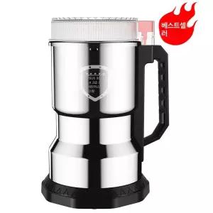 가정용 제분기 고추 다기능 한약재 견과류 스틸 한약 대용량 곡물분쇄기 마늘 커피콩 건식