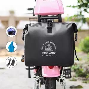 바이크 사이드백 방수 수납 가죽 좌우 백 가방 할리 클래식 수납가방 슈퍼커브