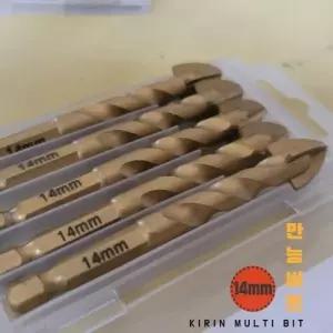 [골드스마일]다용도 티타늄코팅 만능 드릴비트 14MM 1PCS