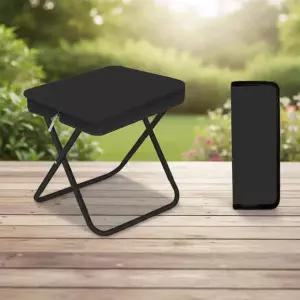 접이식 보조의자 폴딩박스 발거치대 거치대 겸용 캠핑 낚시의자 캠핑체어