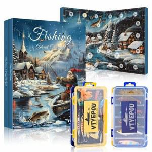 크리스마스 낚시 어드벤트 캘린더 십대 남성용 물고기 할아버지를 키트 남자