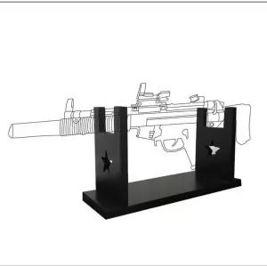 서바이벌 총 총거치대 사격장 거치대 스탠드 진열대 핸드건