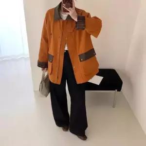 봄 트렌치 소매 차이나 체크 코트 여성코트 빅사이즈 칼라 1PICK1