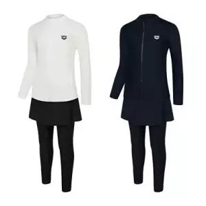 매장정품 ARENA 아레나 여아 이지에즈 집업 래쉬가드 3PCS 세트 A5BG1GS82( BLK,DNV ) 1093901