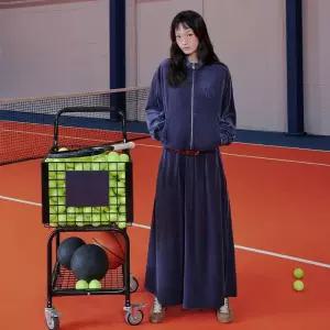 백화점판 LAP 랩 (SET-하의)벨로아 플레어 롱스커트 AR4WSB60 271344