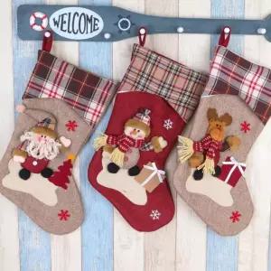 [OPK] 크리스마스 양말 주머니 트리 장식 인테리어 Xmas-S2