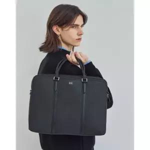 [백화점 정품] 25FW 닥스 ACC [닥스 DAKS CLASSIC] 블랙 소가죽 서류가방 DBBA6E141