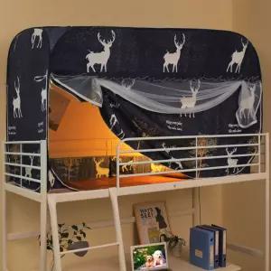 인용 난방텐트 원터치 사각 텐트 보온 침대 2층 방한 수면