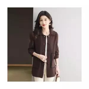 여친 롱 모직 추동 봄 카디건 중기장 예쁜 엉덩이 가리기 CH3