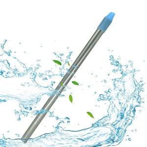 [미국배송] 개인용 정수 필터 빨대 재사용 가능한 스테인리스 스틸 식수 하이킹 캠핑 여행 사냥 및 낚시를 위한 휴대용 야외 비상 생존 장비 (대형)