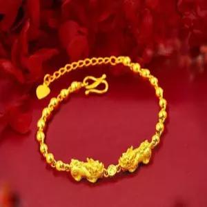 정전기방지팔찌 비휴 재물을부르는 사금 모방 베트남