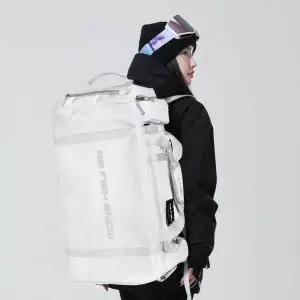 스키백팩 장비 화이트 보관 대용량 스노우보드 헬멧