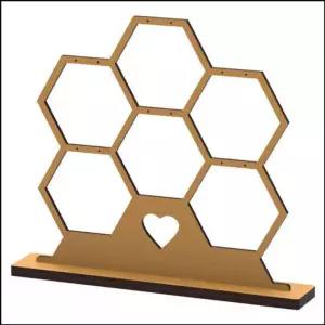 DIY 나무 귀걸이 진열대 만들기