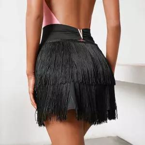 라인댄스 라인 공연복 밸리 태슬 댄스복 방송 치마 스커트