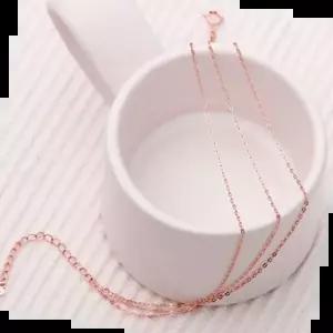 여자팔찌 로즈골드 3줄 레이어드 체인 금 팔찌 14K