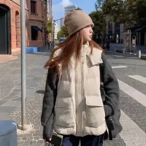 여친 조끼 다운 후드 1PICK1