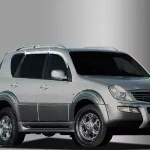 [CAR] 뉴렉스턴 12W 크롬 썬바이저 윈도우 바이저 4P