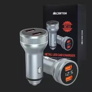 시거잭USB충전기 자동차 풀메탈 시거잭 USB 듀얼 고속충전기 QC3.0