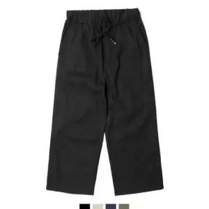 8부바지 린넨 8부 와이드 밴딩팬츠