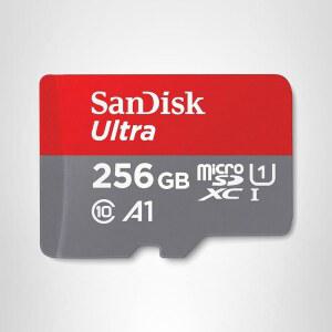 [미국배송] 어댑터가 포함된 SANDISK 256GB 울트라 마이크로SDXC UHS-I 메모리 카드 - 최대 150MB/S C10 U1 풀 HD A1 MICROSD SDSQUAC-256G-GN6MA [새 버전]