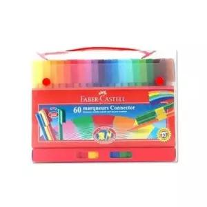 [문구] 색칠 기프트케이스 60색 사인펜 커넥터펜 파버카스텔