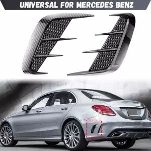 본넷덕트 후드 에어덕트 자동차 후면 범퍼 사이드 스플리터 카나드 공기 흡입구 장식 커버 벤츠 호환 W204