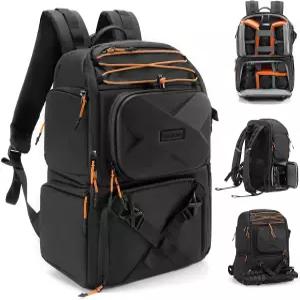 Cwatcun 카메라 백팩 프로페셔널 DSLR/SLR/미러리스 방수 하드쉘 케이스 대형 가방 야외 하이킹 여행용