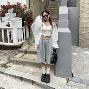 여자 키치무드 후디 네트 망사 옆리본 빅사이즈 집업