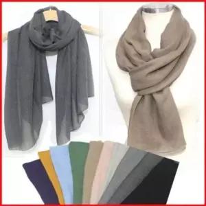 스카프 손수건마니아 국산 무지 마르클레르 롱 남 머플러 여공용