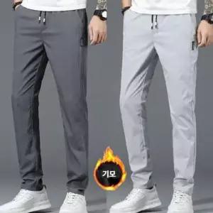 남성바지 남성용 슬림핏 기모슬랙스 정장바지