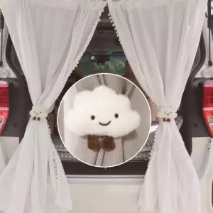구름인형 커텐집게 커튼끈 차박커텐 주방커튼 커튼봉
