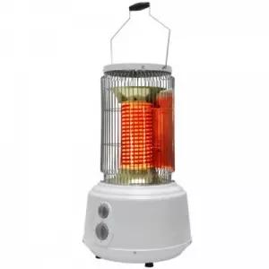 레이나 세라믹 온풍 팬히터 전기히터 원통형 RH-2522FT