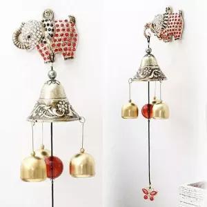 멀티보석 코끼리 문종 1210-1 문종 풍경 도어벨 리스 현관종 현관문종