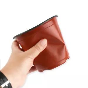 베란다 텃밭 원형 모종화분 중형 육묘 포트 플라스틱 화분 식물 키우기