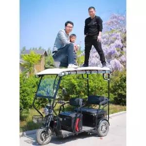 YABO 야보 삼륜 비가림막 전기 스쿠터 레인커튼+천장흰색플라스틱커버 전용