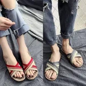 왕골 물고기슬리퍼 여름 커플슬리퍼 편한 라탄 커플 커플슬리퍼 물고기슬리퍼 EVA슬리퍼